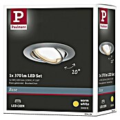 Paulmann LED-Einbauleuchte (5 W, Eisen gebürstet, Durchmesser: 9 cm)