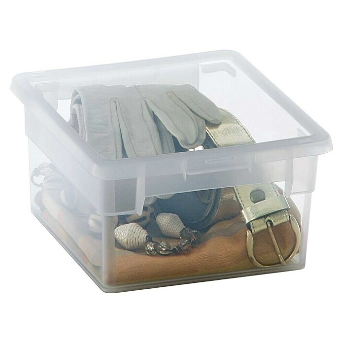 Terry Light Box Caja con tapa (17,8 x 20,4 x 10 cm, Capacidad: 2,5 l)