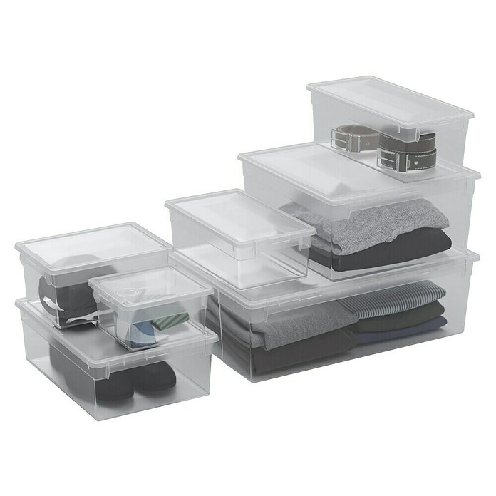 Terry Light Box Caja con tapa (17,8 x 20,4 x 10 cm, Capacidad: 2,5 l)
