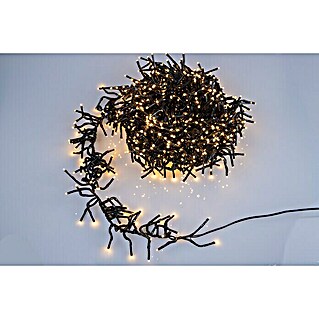 Tween Light LED-Clusterlichterkette 8 Funktionen (Außen, 12,4 m, 1.000-flammig, Warmweiß, Netzbetrieben)