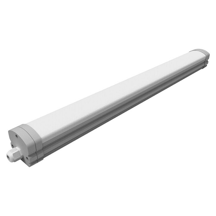 Green Tech LED letev za vlažne prostore  (45 W, Dolžina: 155 cm, IP65, Siva) | 3094 - Feuchtraum Lichtleiste | CAKA - Zweckleuchten | CAK - Technisches Licht | CA - Beleuchtung | C - Elektro | BAUHAUS