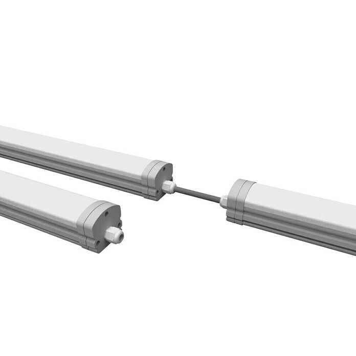 Green Tech LED letev za vlažne prostore  (45 W, Dolžina: 155 cm, IP65, Siva) | 3094 - Feuchtraum Lichtleiste | CAKA - Zweckleuchten | CAK - Technisches Licht | CA - Beleuchtung | C - Elektro | BAUHAUS
