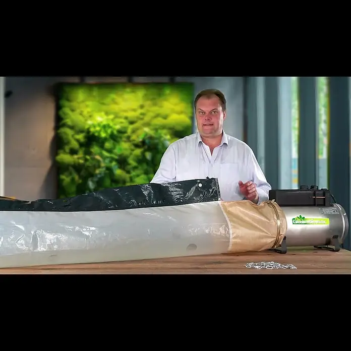BioGreen Gewächshaus-Lüfter Energiesparschlauch - Passend für: Bio Green Gewächshauslüfter Arizona & Phönix - BioGreen Energiesparschlauch  Erklrungsvideo