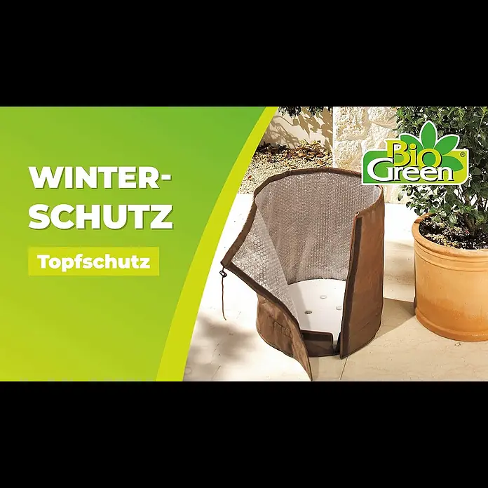 BioGreen Winterschutz Topfschutz L - 45 x 50 cm - Topfschutz | Fr den optimalen Schutz deiner Pflanzen vor dem Winterwetter!