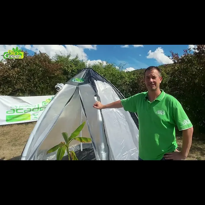 BioGreen Winterschutzzelt Tropical Island Breeze XL - Ø x H: 340 x 280 cm, Kunststoff - Tropical Island BREEZE - ein Paradies fr Ihre Pflanzen