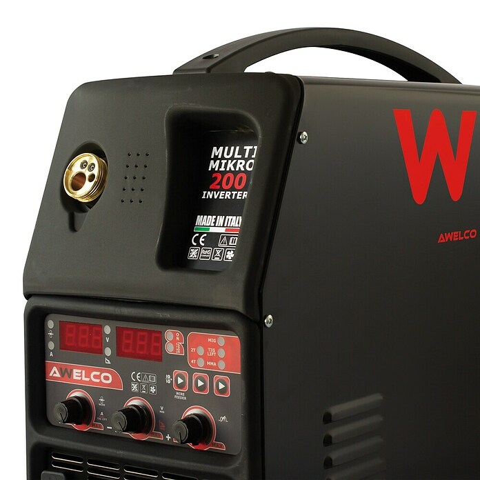 Awelco Equipo de soldadura Inverter Multi Mikro 200 (200 A, Grosor de electrodo: 1,6 mm - 5 mm) | BAUHAUS