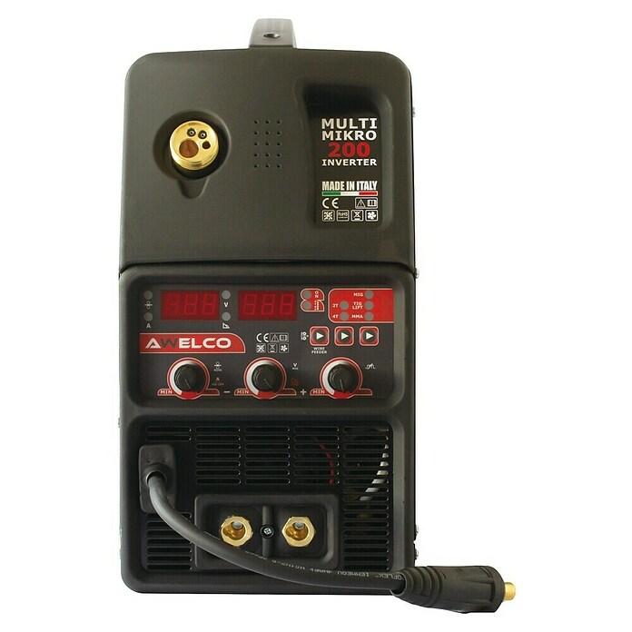 Awelco Equipo de soldadura Inverter Multi Mikro 200 (200 A, Grosor de electrodo: 1,6 mm - 5 mm) | BAUHAUS