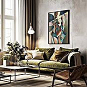Papermoon Bild (Neo Deco, B x H: 80 x 110 cm, Ohne Passepartout, Rahmen Schwarz) | BAUHAUS