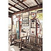 Papermoon Poster (Route 66 Gas Station, B x H: 100 x 140 cm, Ohne Passepartout) | BAUHAUS