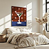 Papermoon Bild (Martini, B x H: 100 x 140 cm, Mit Passepartout, Rahmen Eiche) | BAUHAUS
