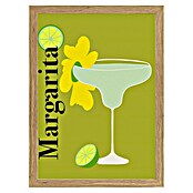 Papermoon Bild (Margarita, B x H: 70 x 100 cm, Ohne Passepartout, Rahmen Eiche) | BAUHAUS