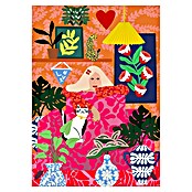 Papermoon Poster (Cat Lady, B x H: 100 x 140 cm, Ohne Passepartout) | BAUHAUS