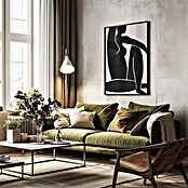 Papermoon Bild (Figure No. 12, B x H: 100 x 140 cm, Mit Passepartout, Rahmen Schwarz) | BAUHAUS