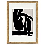 Papermoon Bild (Figure No. 12, B x H: 100 x 140 cm, Mit Passepartout, Rahmen Eiche) | BAUHAUS
