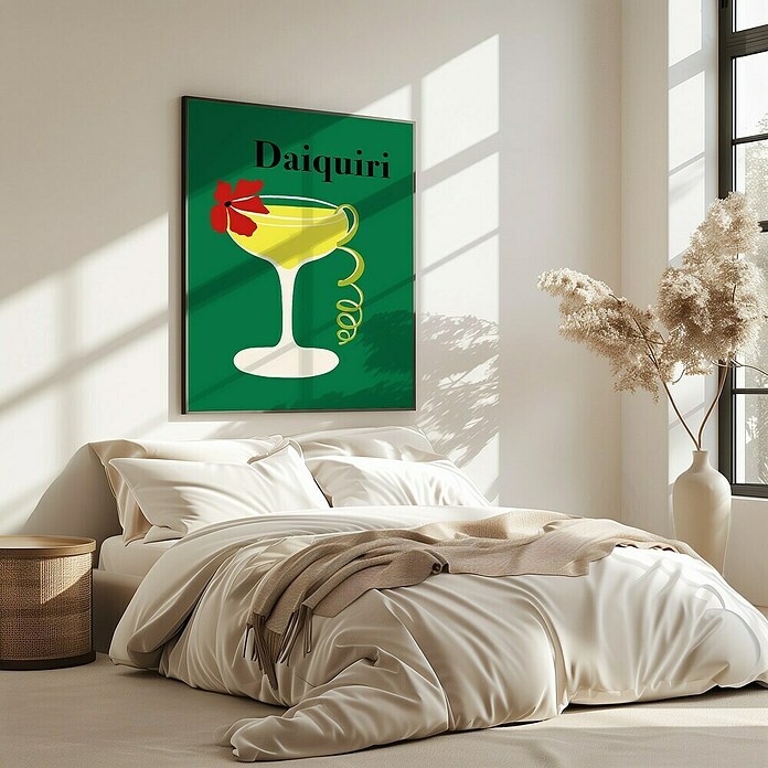 Papermoon Bild (Daiquiri, B x H: 60 x 80 cm, Mit Passepartout, Rahmen Eiche) | BAUHAUS