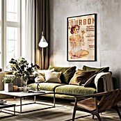 Papermoon Bild (Babes of Boubon Vol. 9, B x H: 80 x 110 cm, Ohne Passepartout, Rahmen Schwarz) | BAUHAUS