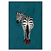 Papermoon Poster (Zebra Heels, B x H: 100 x 140 cm, Ohne Passepartout) | BAUHAUS