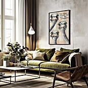 Papermoon Bild (Much of a Good Thing, B x H: 60 x 80 cm, Mit Passepartout, Rahmen Schwarz) | BAUHAUS