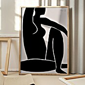 Papermoon Bild (Figure No. 12, B x H: 100 x 140 cm, Mit Passepartout, Rahmen Eiche) | BAUHAUS