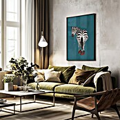 Papermoon Bild (Zebra Heels, B x H: 60 x 80 cm, Ohne Passepartout, Rahmen Schwarz) | BAUHAUS