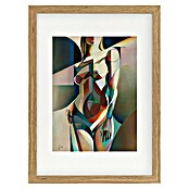 Papermoon Bild (Neo Deco, B x H: 40 x 50 cm, Mit Passepartout, Rahmen Eiche) | BAUHAUS