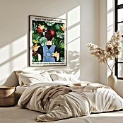 Papermoon Bild (Into the Garden, B x H: 100 x 140 cm, Mit Passepartout, Rahmen Eiche) | BAUHAUS