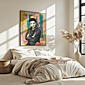 Papermoon Bild (King in the House, B x H: 70 x 100 cm, Ohne Passepartout, Rahmen Eiche) | BAUHAUS