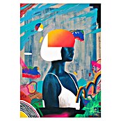 Papermoon Poster (Blue Girl, B x H: 60 x 80 cm, Ohne Passepartout) | BAUHAUS