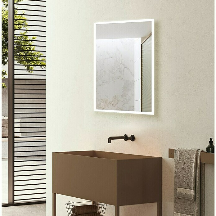 DSK Svetlobno ogledalo Silver Infinity  (50 x 70 cm) | 3750 - Leuchtspiegel | DADG - Spiegel | DAD - Badausstattung | DA - Badausstattung/Bäderwelt | D - Sanitär | BAUHAUS