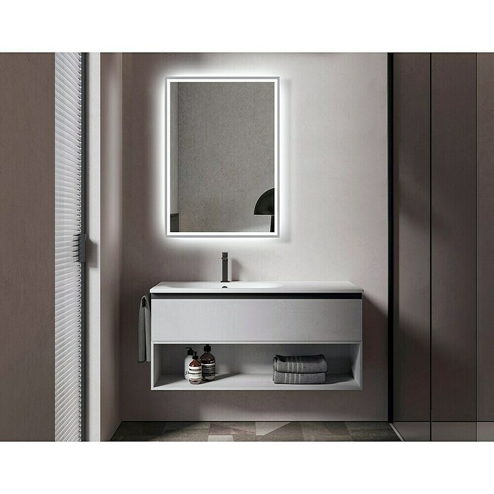 DSK Svetlobno ogledalo Silver Infinity 2.0  (50 x 70 cm) | 3750 - Leuchtspiegel | DADG - Spiegel | DAD - Badausstattung | DA - Badausstattung/Bäderwelt | D - Sanitär | BAUHAUS