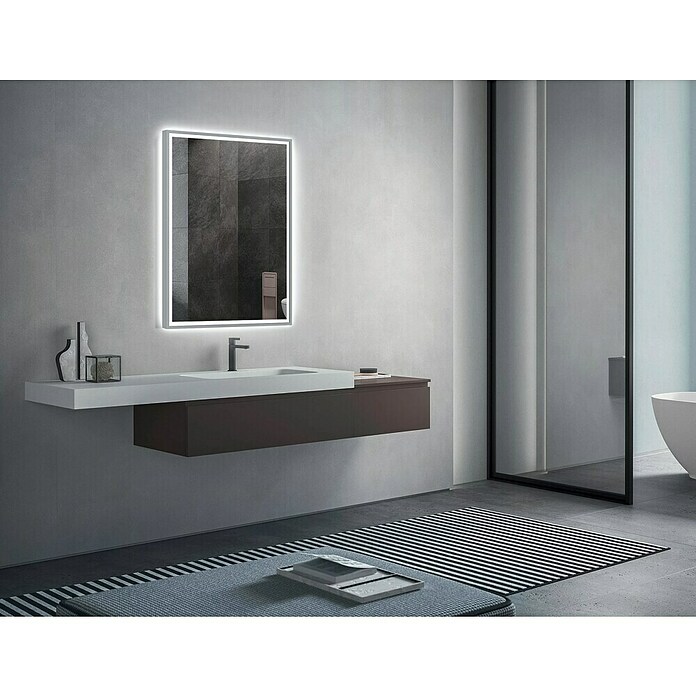 DSK Svetlobno ogledalo Silver Infinity 2.0  (50 x 70 cm) | 3750 - Leuchtspiegel | DADG - Spiegel | DAD - Badausstattung | DA - Badausstattung/Bäderwelt | D - Sanitär | BAUHAUS