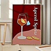 Papermoon Bild (Aperol Spritz, B x H: 70 x 100 cm, Ohne Passepartout, Rahmen Eiche) | BAUHAUS