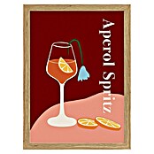 Papermoon Bild (Aperol Spritz, B x H: 70 x 100 cm, Ohne Passepartout, Rahmen Eiche) | BAUHAUS
