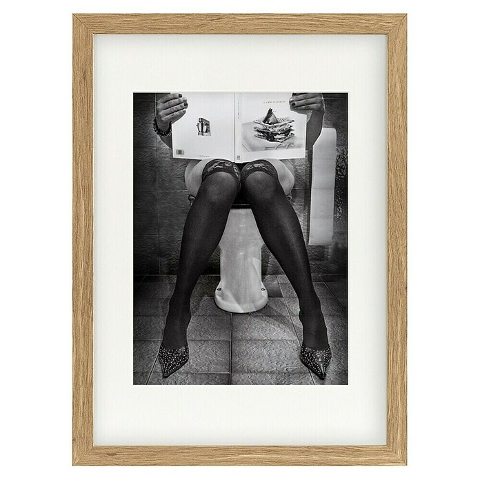 Papermoon Bild (Le Goart des Autres, B x H: 80 x 110 cm, Mit Passepartout, Rahmen Eiche) | BAUHAUS