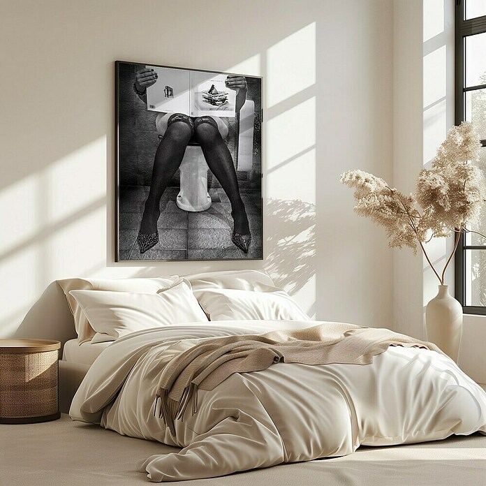 Papermoon Bild (Le Goart des Autres, B x H: 80 x 110 cm, Mit Passepartout, Rahmen Eiche) | BAUHAUS