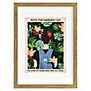 Papermoon Bild (Into the Garden, B x H: 100 x 140 cm, Mit Passepartout, Rahmen Eiche) | BAUHAUS
