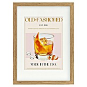 Papermoon Bild (Classic Cocktail, B x H: 50 x 70 cm, Mit Passepartout, Rahmen Eiche) | BAUHAUS