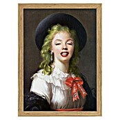 Papermoon Bild (Vintage Marilyn, B x H: 80 x 110 cm, Ohne Passepartout, Rahmen Eiche) | BAUHAUS