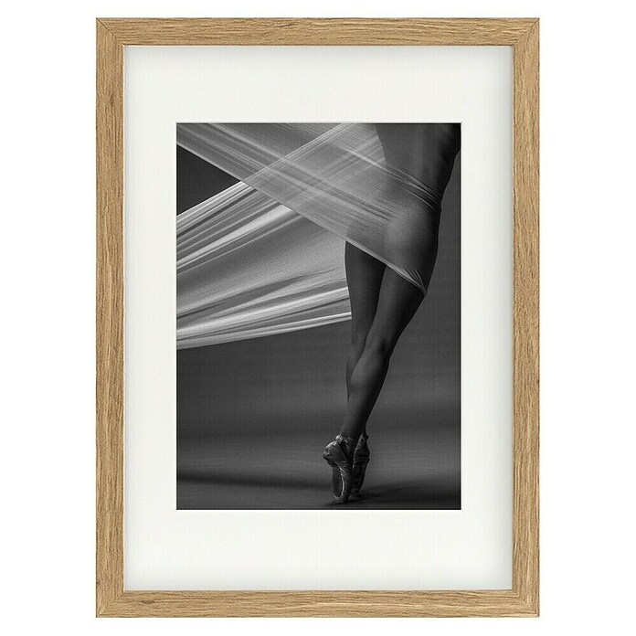Papermoon Bild (Balance, B x H: 70 x 100 cm, Mit Passepartout, Rahmen Eiche) | BAUHAUS