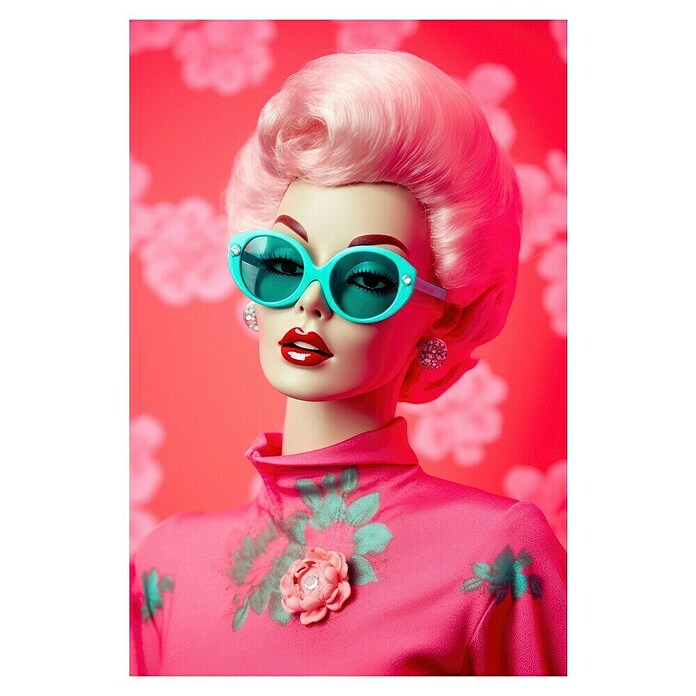 Papermoon Poster (Oh Barbie No. 1, B x H: 70 x 100 cm, Ohne Passepartout) | BAUHAUS
