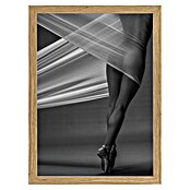 Papermoon Bild (Balance, B x H: 60 x 80 cm, Ohne Passepartout, Rahmen Eiche) | BAUHAUS