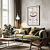 Papermoon Bild (Coffee Delighta, B x H: 40 x 50 cm, Ohne Passepartout, Rahmen Schwarz) | BAUHAUS