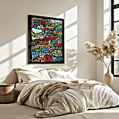 Papermoon Bild (Imagine, B x H: 50 x 70 cm, Mit Passepartout, Rahmen Eiche) | BAUHAUS
