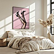 Papermoon Bild (Kick up your Heels, B x H: 80 x 110 cm, Mit Passepartout, Rahmen Eiche) | BAUHAUS
