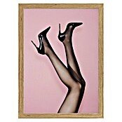 Papermoon Bild (Kick up your Heels, B x H: 50 x 70 cm, Ohne Passepartout, Rahmen Eiche) | BAUHAUS