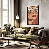 Papermoon Bild (Flower Eyes, B x H: 60 x 80 cm, Ohne Passepartout, Rahmen Schwarz) | BAUHAUS