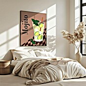 Papermoon Bild (Mojito, B x H: 70 x 100 cm, Mit Passepartout, Rahmen Eiche) | BAUHAUS