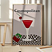 Papermoon Bild (Cosmopolitan, B x H: 40 x 50 cm, Mit Passepartout, Rahmen Eiche) | BAUHAUS