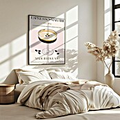 Papermoon Bild (Coffee Delighta, B x H: 40 x 50 cm, Mit Passepartout, Rahmen Eiche) | BAUHAUS