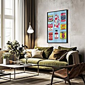 Papermoon Bild (Canned Tomatoes, B x H: 60 x 80 cm, Mit Passepartout, Rahmen Schwarz) | BAUHAUS